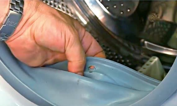 Порвалась манжета люка стиральной машины