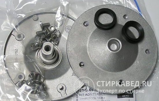 На фото комплект для замены опор корзины для стиральной машины с вертикальной загрузкой