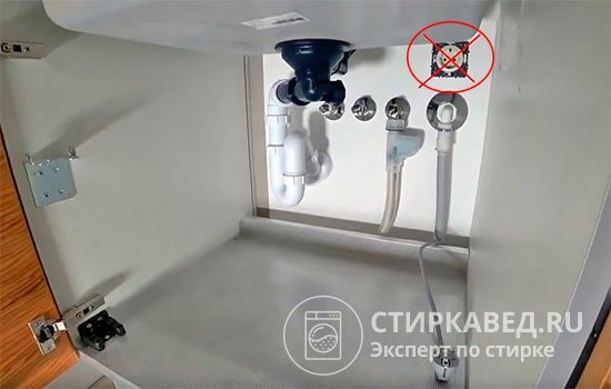 Не ставьте розетку рядом с водопроводом, чтобы избежать короткого замыкания