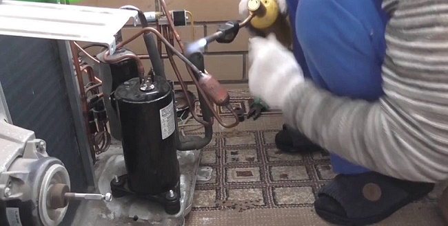 Разборка кондиционера