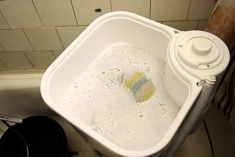 Внутреннее устройство стандартной стиральной машины Baby»