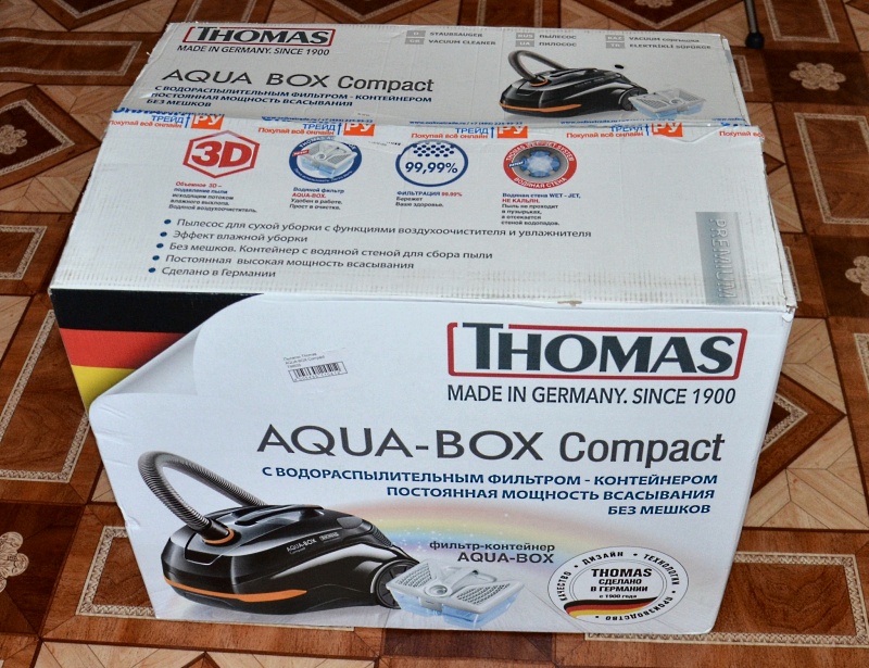 Обзор компактного пылесоса Thomas AQUA-BOX - фото 2