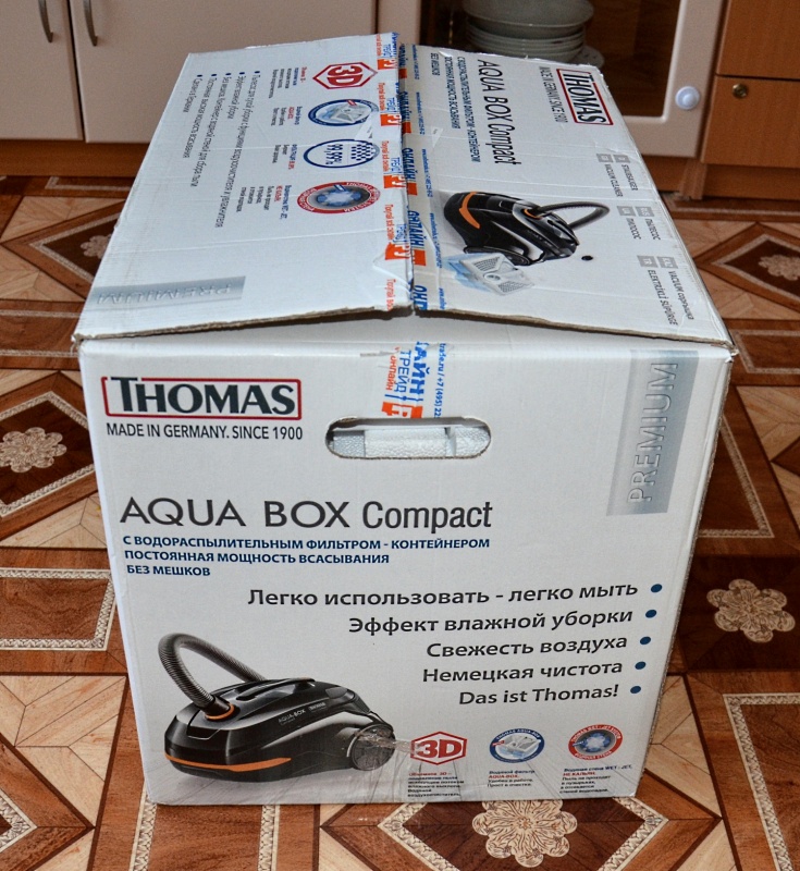 Обзор компактного пылесоса Thomas AQUA-BOX - фото 3