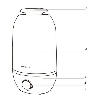 Ультразвуковой увлажнитель POLARIS PUH 1025 DV