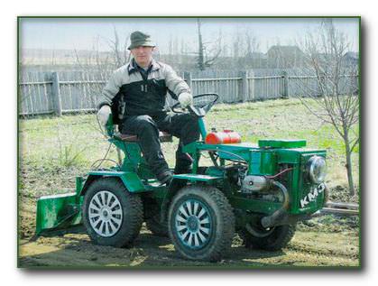 Минитрактор со сломанной рамой своими руками