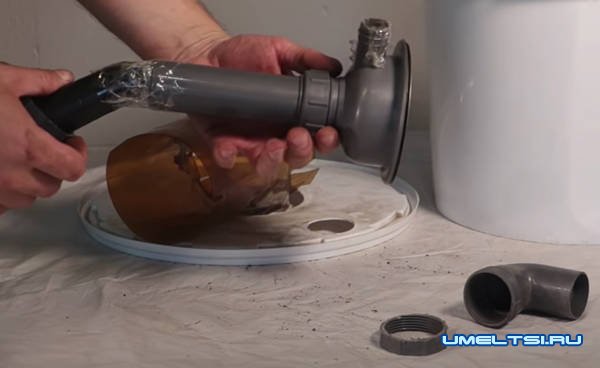 Циклон из пластикового ведра