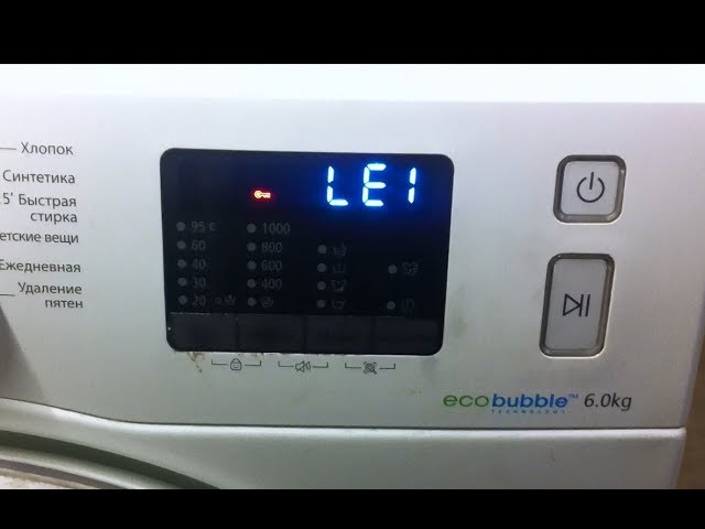 Стиральная машина Самсунг: все коды ошибок на дисплее, как исправить