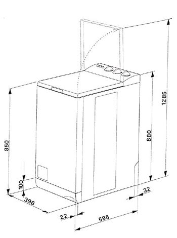 Модель с верхней загрузкой