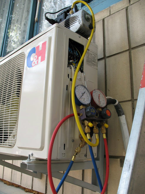 Подключение манометра