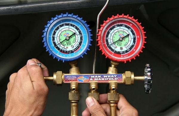 Измерение давления в кондиционере