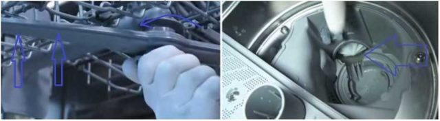 Устранение неисправностей в посудомоечной машине: очистка сливных отверстий и отверстий для впрыска воды никогда не бывает лишней