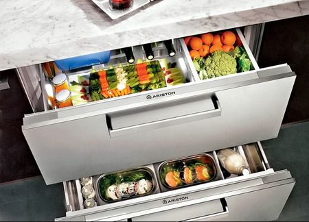 Выдвижной холодильник