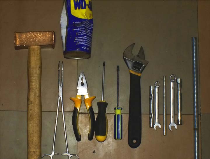 Инструменты для разборки стиральных машин Indesit