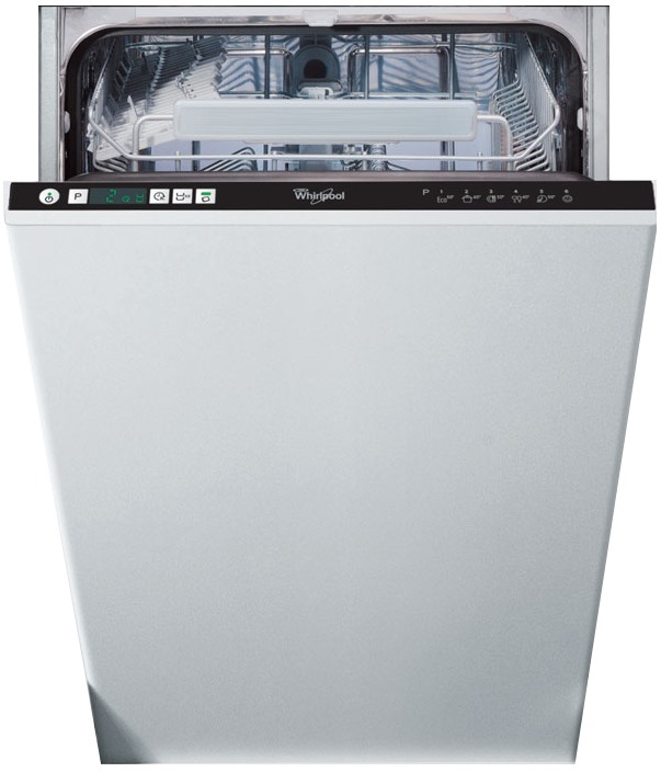 Whirlpool ADG 221 встраиваемая посудомоечная машина со скрытой панелью задач