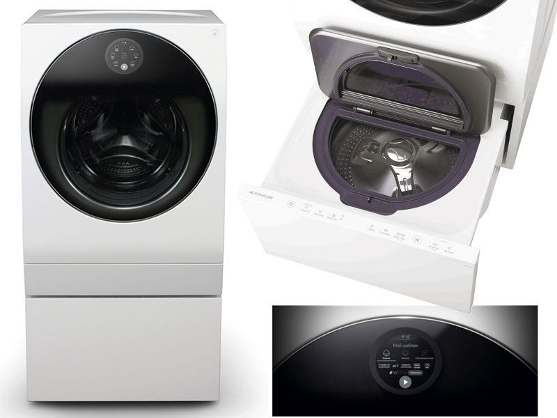 Профессиональная стиральная машина с фронтальной загрузкой LG LSWD100