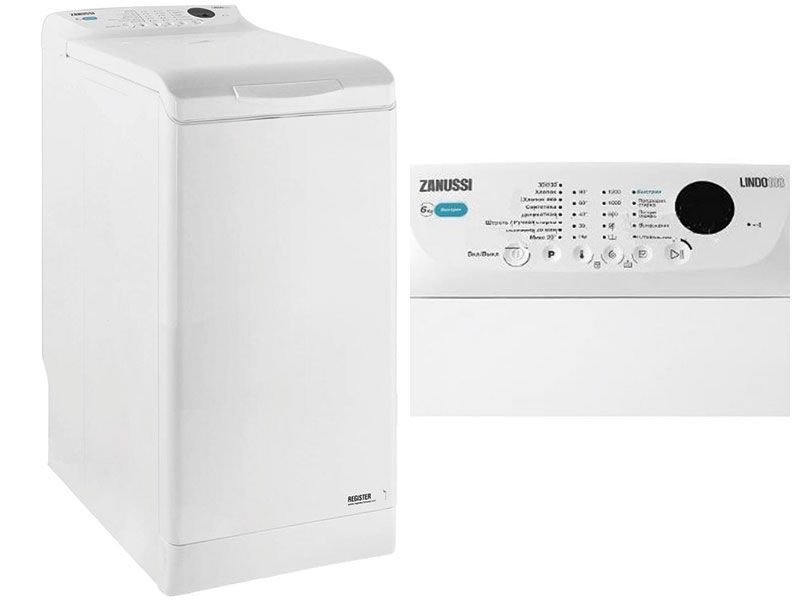 Вертикальная стиральная машина Zanussi ZWQ 61216 WA