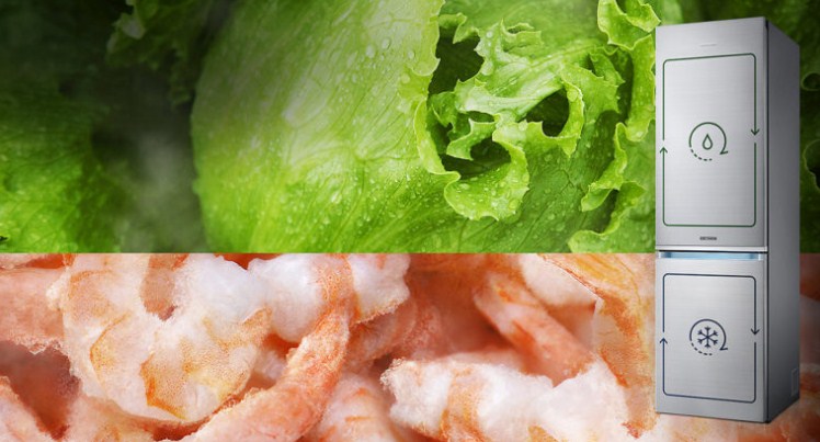 Система контроля влажности в двухкамерных холодильниках Samsung по последнему слову техники