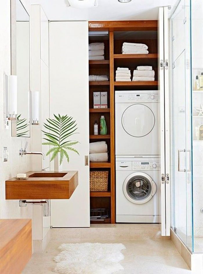 Идеи размещения стиральной машины в ванной с фото Идеи размещения стиральной машины в ванной с фото