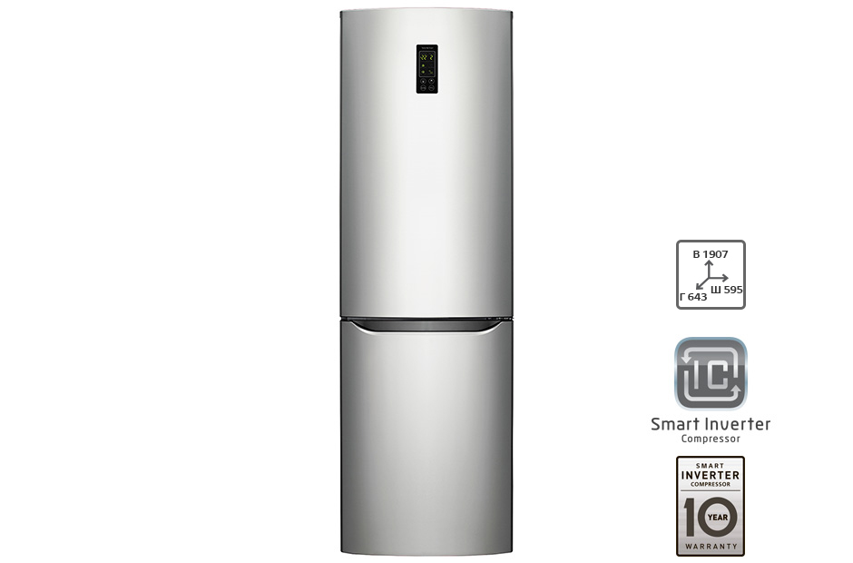 GA-B409 SMQL двухдверная модель с нижней морозильной камерой