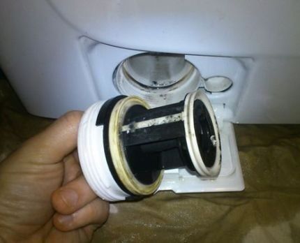 Очистка фильтра