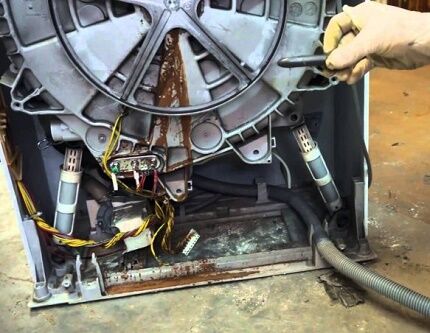 Разборка танка станка