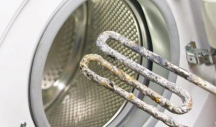 Шкала на нагревательном элементе