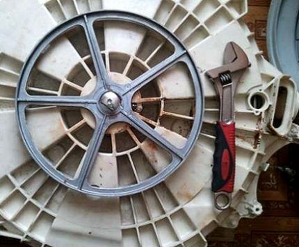 Снятие подшипников с бака