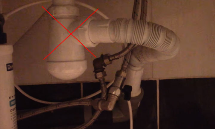 стандартный сифон под раковину