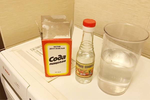 Уксус и сода