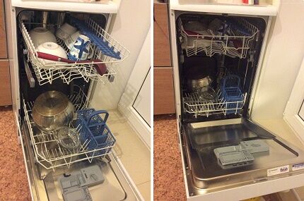 Ограничения по загрузке посуды Ограничения по загрузке посуды