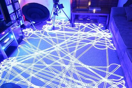 Траектория движения робота-пылесоса