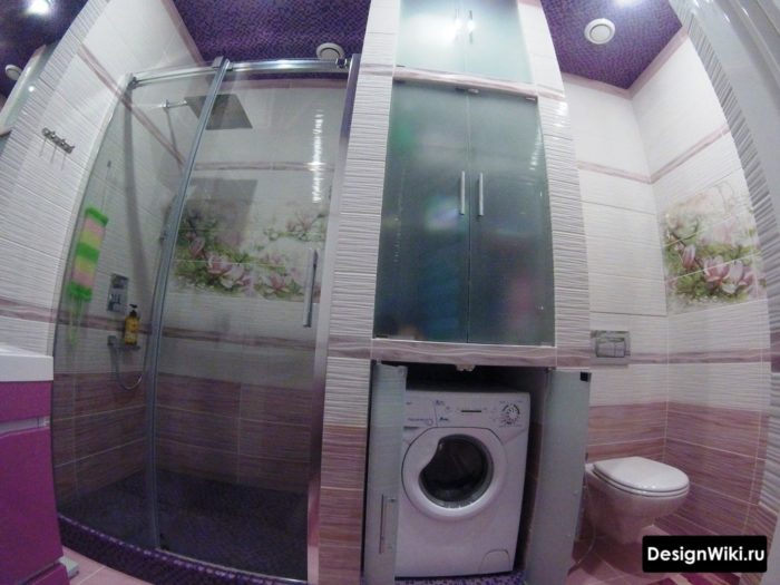Дизайн совмещенного санузла со стиральной машиной
