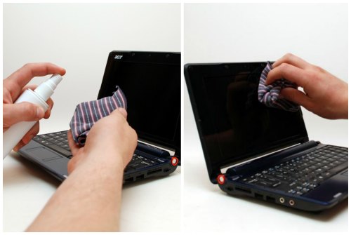 мытье экрана