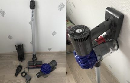 Парковочный пылесос Dyson v6