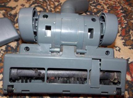 Вид на турбощетку снизу