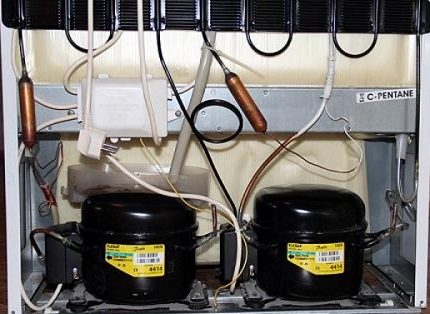 морозильник не работает а холодильник работает стинол