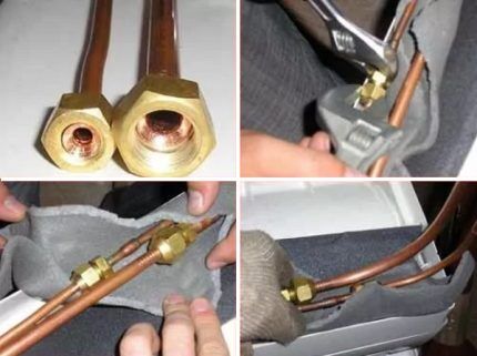 Фреоновые трубки в сплит-системе