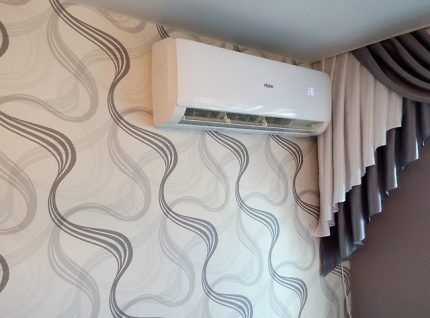 Сплит-система внутри