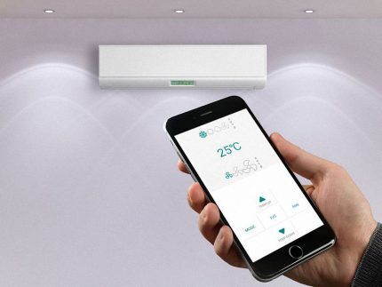 Возможность беспроводного управления сплит-системой Panasonic Управление телефоном