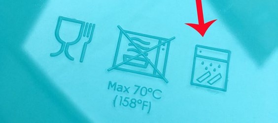 Этикетка можно мыть в посудомоечной машине