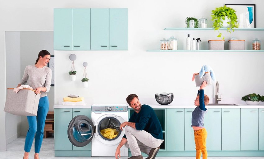 Выбирая маленькую машину, нужно подумать, все ли в нее поместятся для стирки