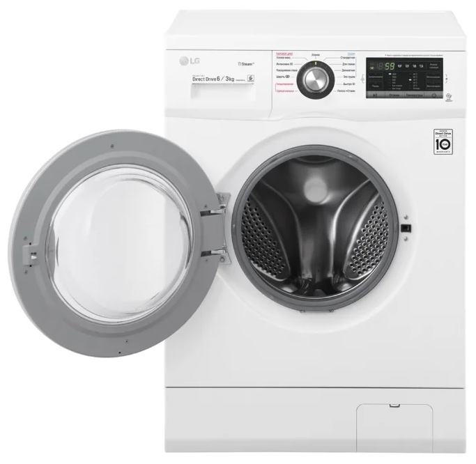 SMA узкий малошумный LG FH2G6NDG2 с сушкой