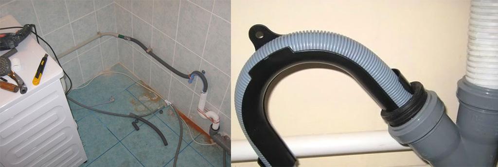 Прямое подключение слива стиральной машины к канализации Прямое подключение слива к канализации