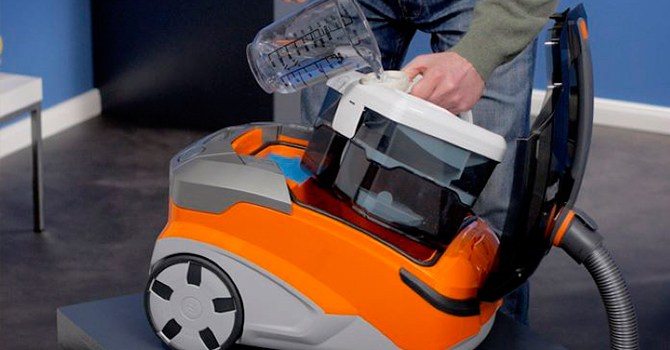 Аквафильтр в пылесосе