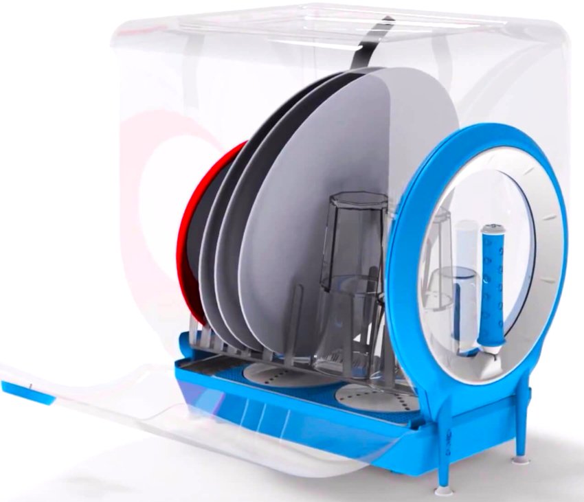 Посудомоечная машина Cirko - это полностью автономная механическая посудомоечная машина Посудомоечная машина Cirko - это полностью автономная механическая посудомоечная машина