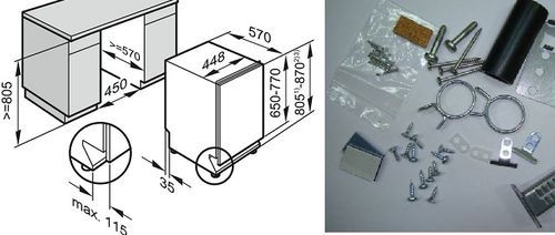 Самостоятельный монтаж фасада на посудомоечную машину: инструкция + советы