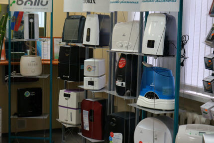 Различные типы увлажнителей