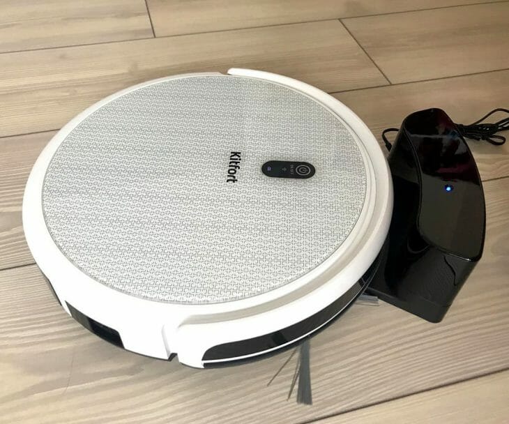 Kitfort дешевый робот-пылесос