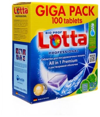 Lotta All in 1 растворимая таблетка (лимон)