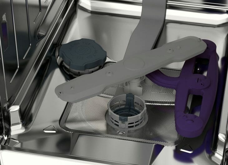 Нижний рычаг посудомоечной машины